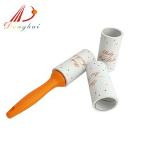 sticky portable adhesive Manual Removing cleaning dust Dirt Pet cat hair Fur Bed clear lint roller